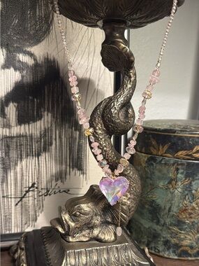 Heart k9 Crystal Pendant Necklace